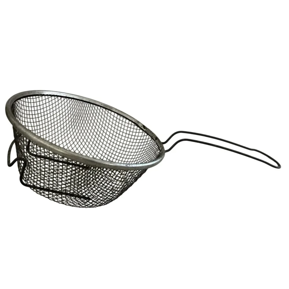 Vintage Wire Fry Basket‎ Round 7